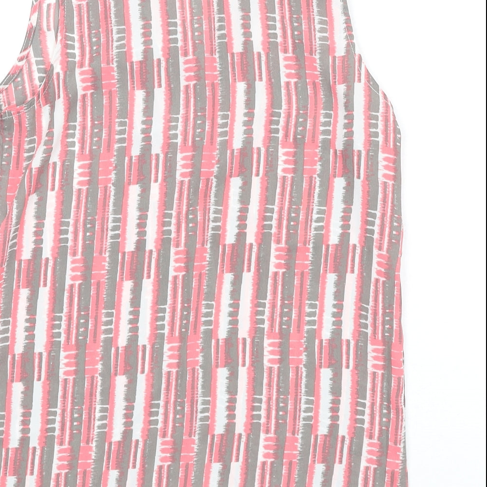 Womens UK Size 6 NEXT Multicoloured Basic Blouse