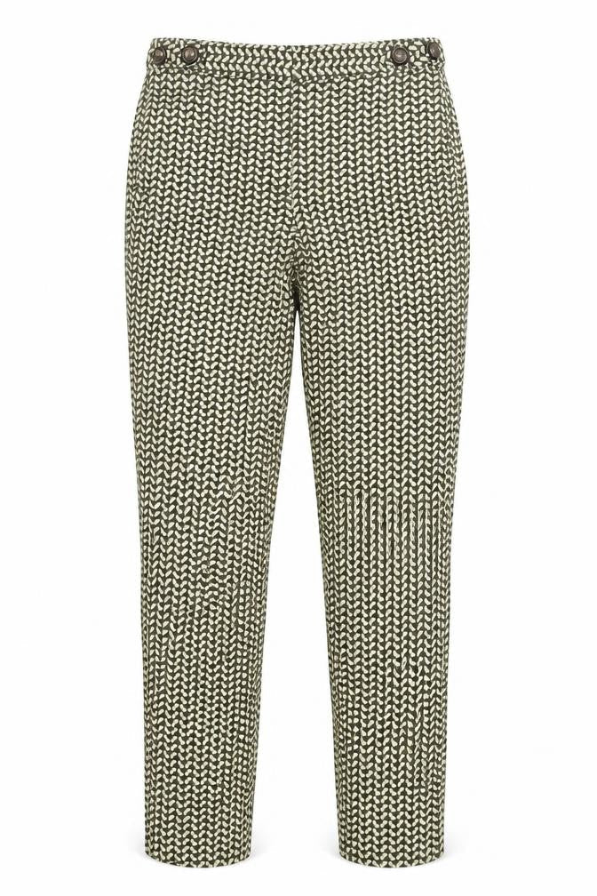Womens UK Size M Zara Regular Fit  Green Trousers