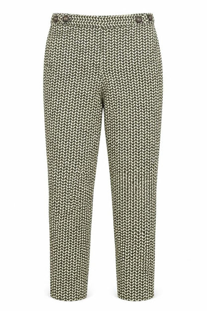Womens UK Size M Zara Regular Fit  Green Trousers