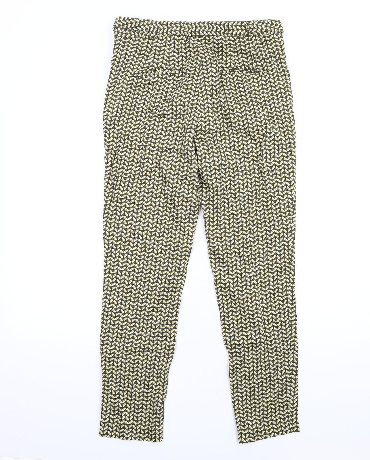 Womens UK Size M Zara Regular Fit  Green Trousers