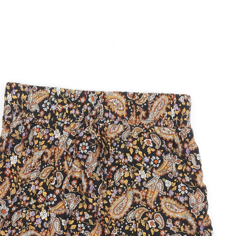 Nobody's Child Womens Multicoloured Paisley Viscose A-Line Skirt Size 8