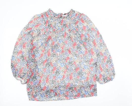 Womens UK Size 10 Marks and Spencer Multicoloured Basic Blouse