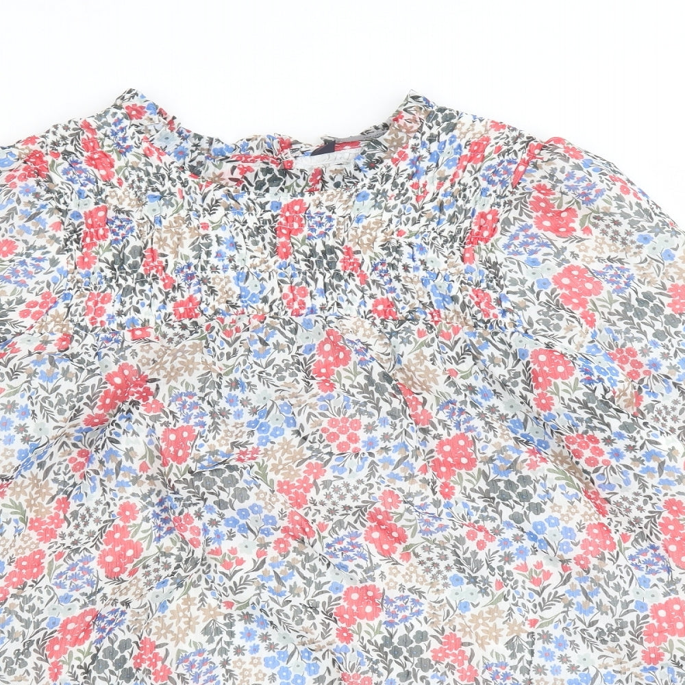 Womens UK Size 10 Marks and Spencer Multicoloured Basic Blouse