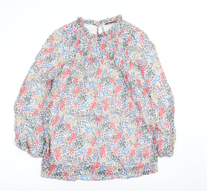 Womens UK Size 6 Marks and Spencer Multicoloured Basic Blouse
