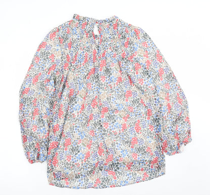 Womens UK Size 6 Marks and Spencer Multicoloured Basic Blouse