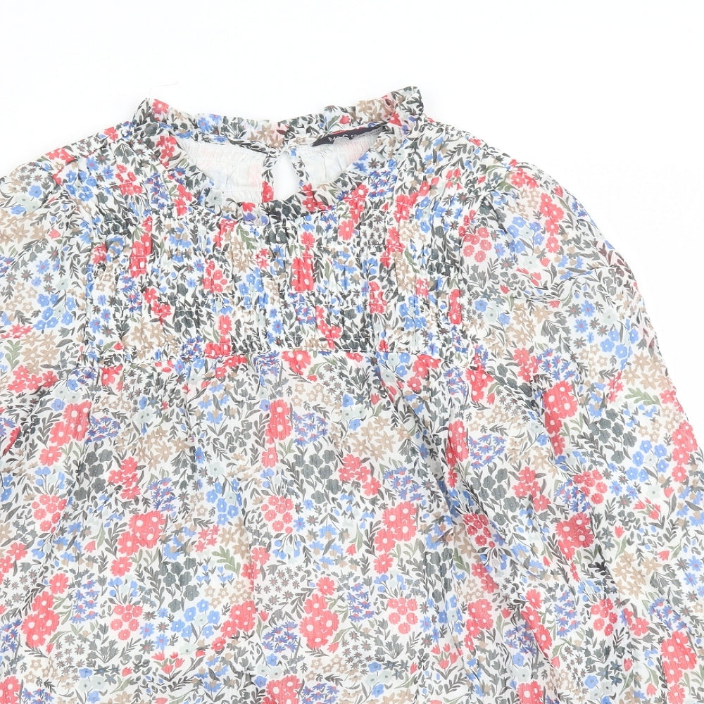 Womens UK Size 6 Marks and Spencer Multicoloured Basic Blouse