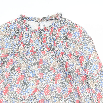 Womens UK Size 6 Marks and Spencer Multicoloured Basic Blouse