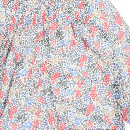Womens UK Size 6 Marks and Spencer Multicoloured Basic Blouse