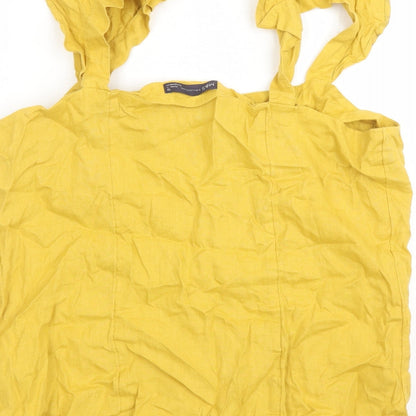 Womens UK Size 12 Marks and Spencer Yellow Camisole Tank