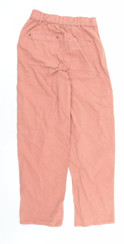 Womens UK Size 6 Marks and Spencer Regular Fit Straight Orange Jeans