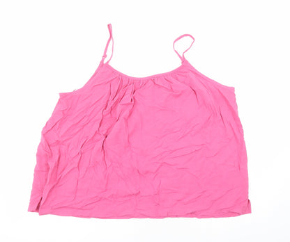 Womens UK Size 20 Marks and Spencer Pink Camisole Tank