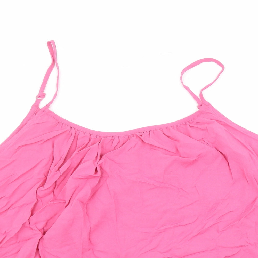 Womens UK Size 20 Marks and Spencer Pink Camisole Tank