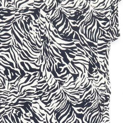 Womens UK Size 18 Marks and Spencer Blue Tunic Blouse