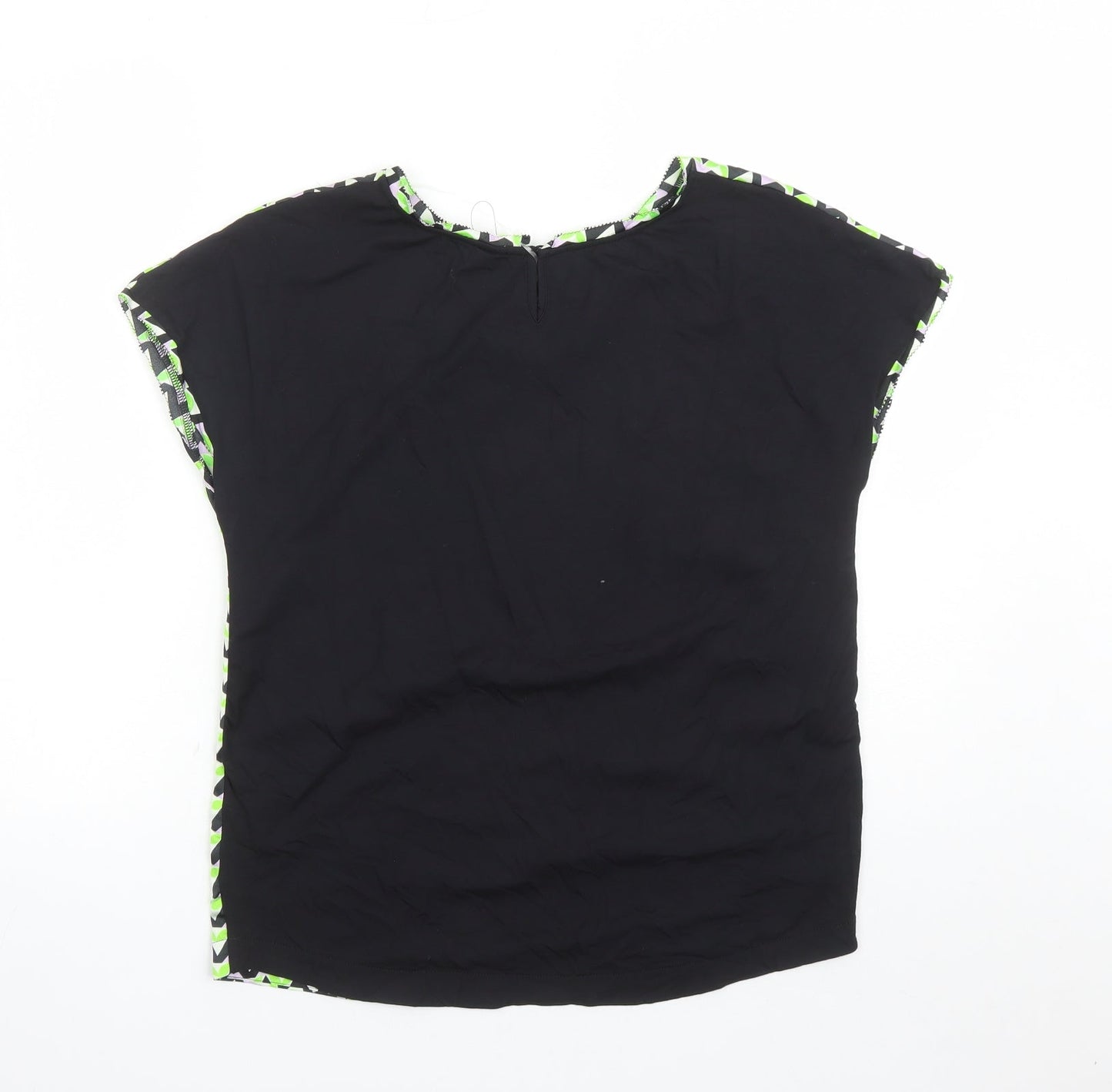 Womens UK Size 8 Marks and Spencer Black Basic T-Shirt