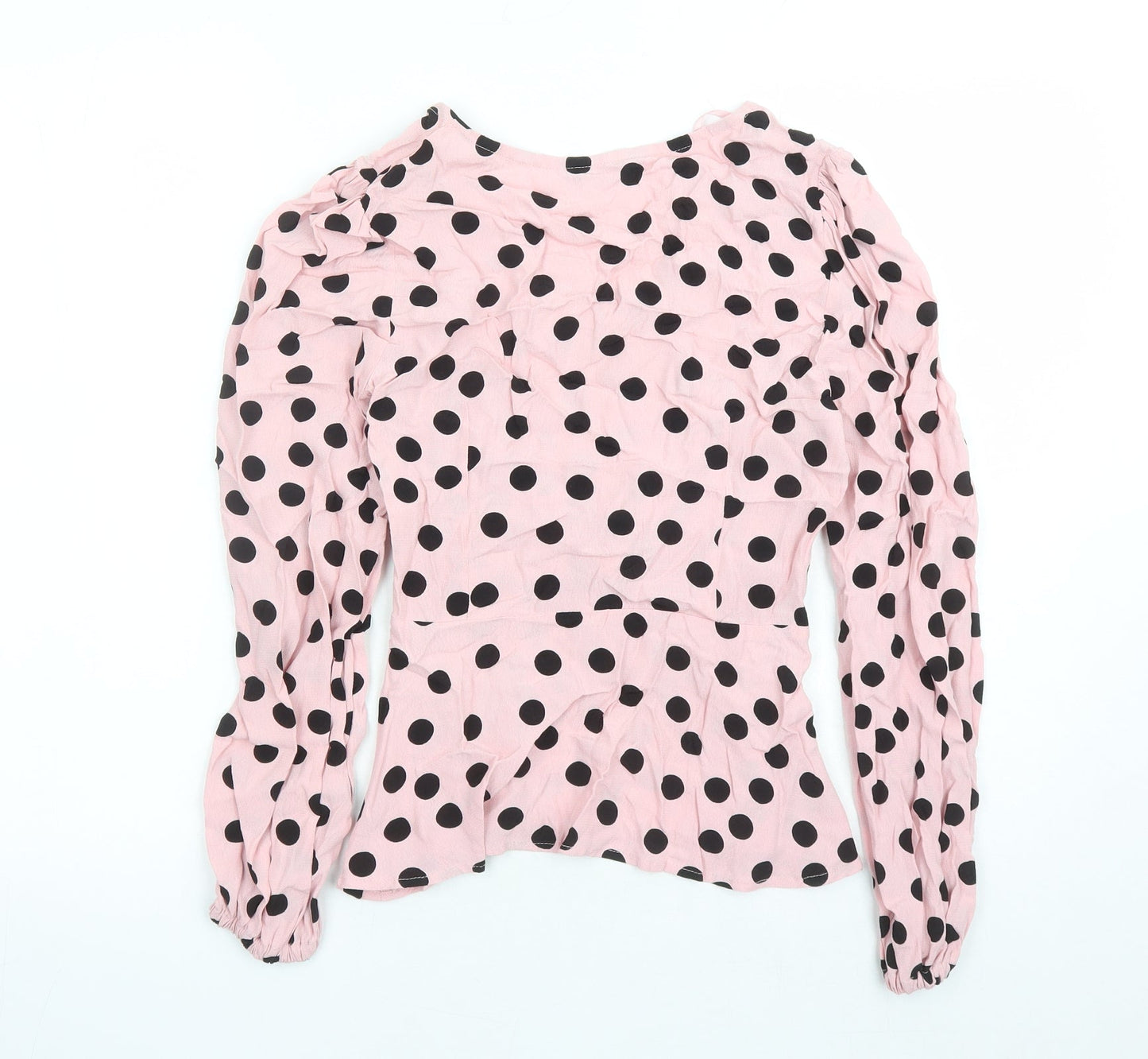 Womens UK Size 6 Marks and Spencer Pink Basic Blouse
