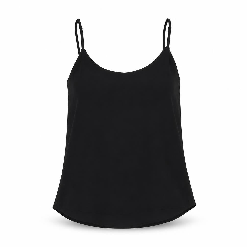 Womens UK Size 8 Oasis Black Camisole Tank