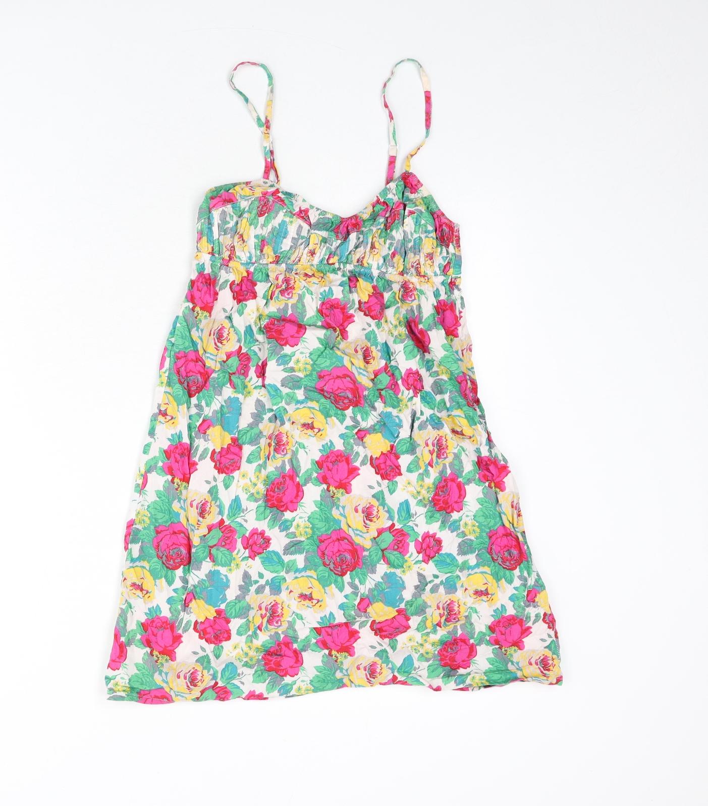 Womens UK Size 12 Topshop Multicoloured Camisole Tank