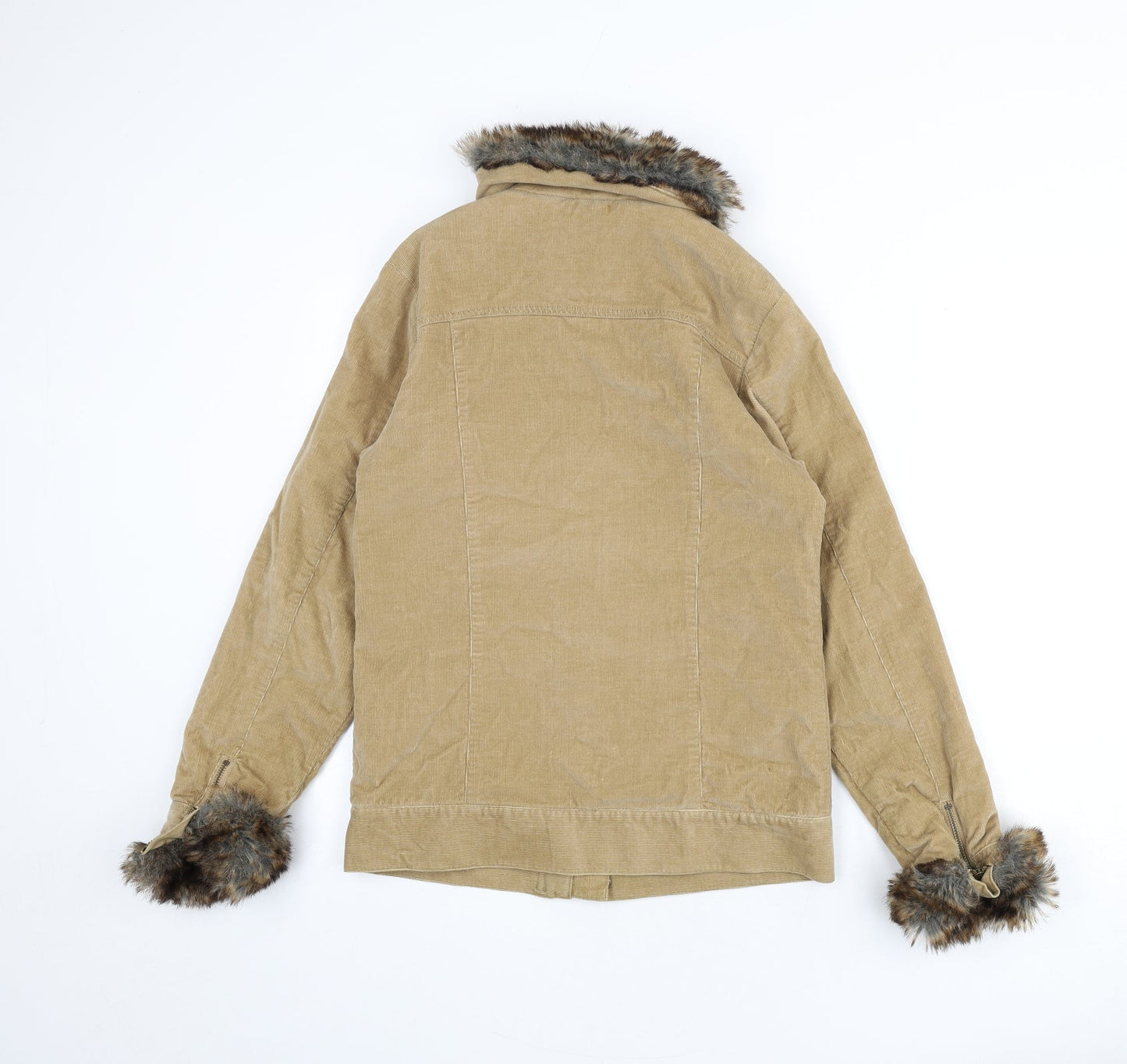 Womens UK Size 8 Crew Clothing Beige Jacket