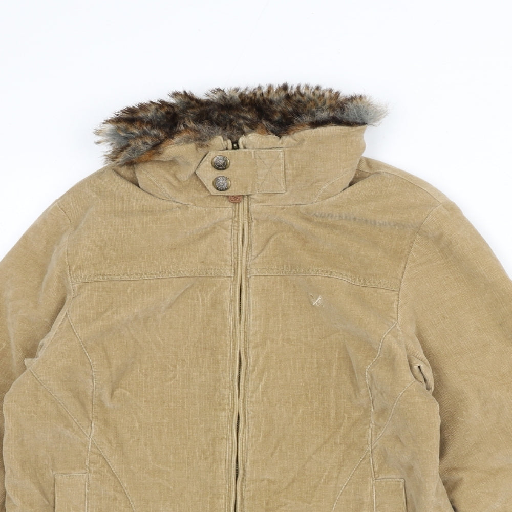 Womens UK Size 8 Crew Clothing Beige Jacket