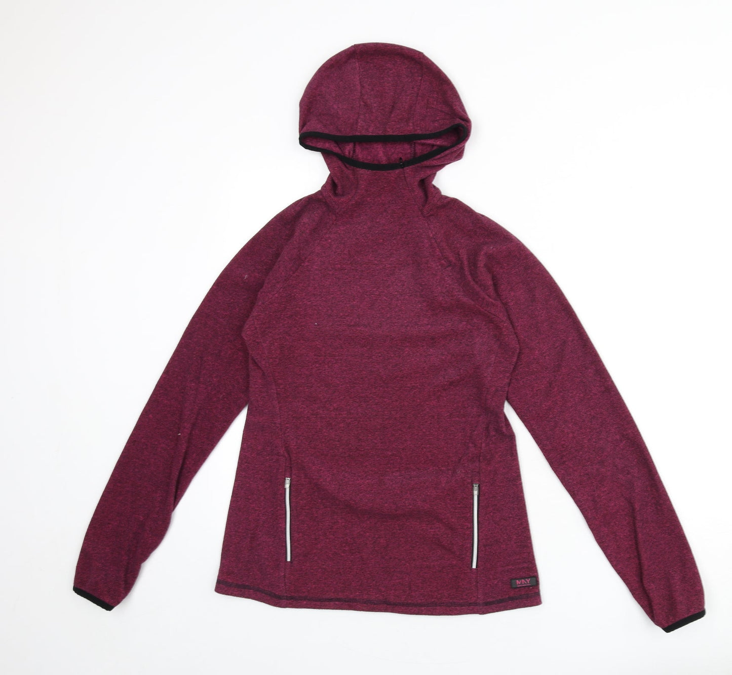 Marc New York Womens Pink Polyester Pullover Hoodie Size S Zip