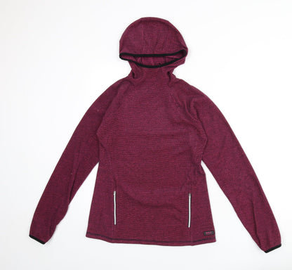 Marc New York Womens Pink Polyester Pullover Hoodie Size S Zip