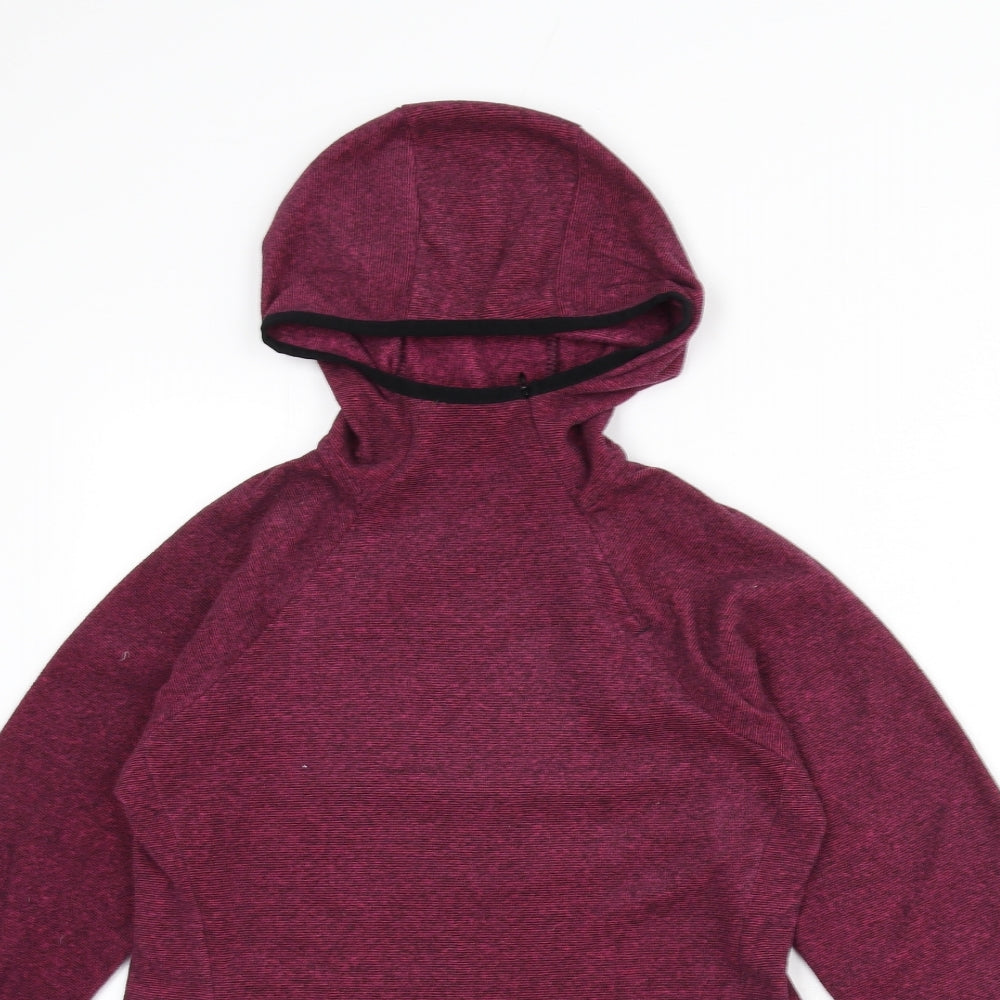 Marc New York Womens Pink Polyester Pullover Hoodie Size S Zip