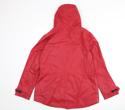 Womens UK Size 12 NEXT Red Rain Coat