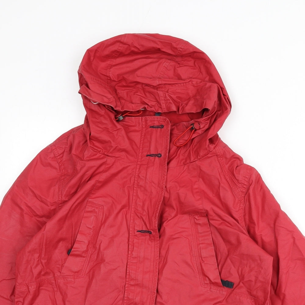 Womens UK Size 12 NEXT Red Rain Coat