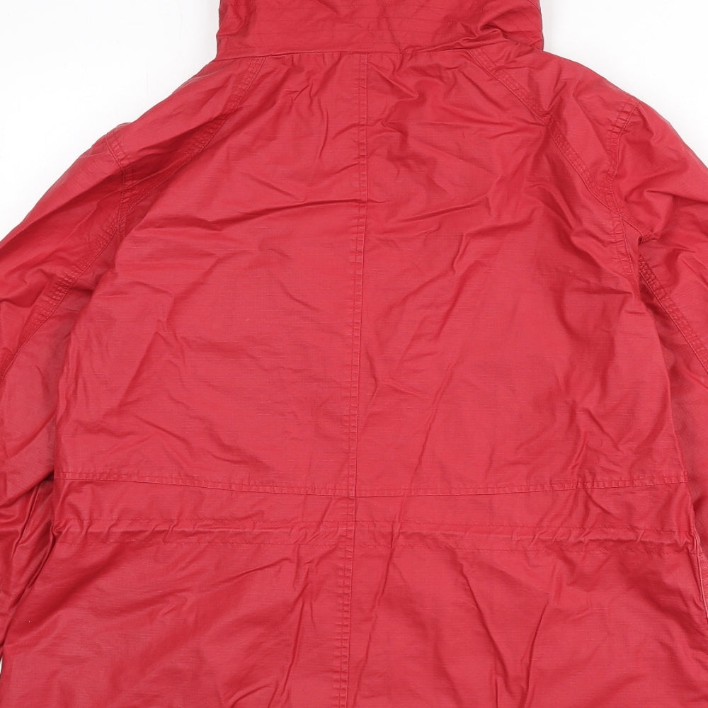 Womens UK Size 12 NEXT Red Rain Coat