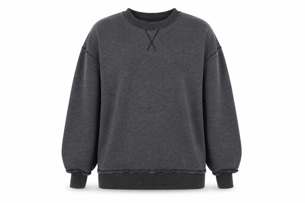 Womens UK Size S Divided Grey Pullover Sweatshirt