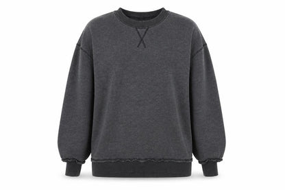 Womens UK Size S Divided Grey Pullover Sweatshirt
