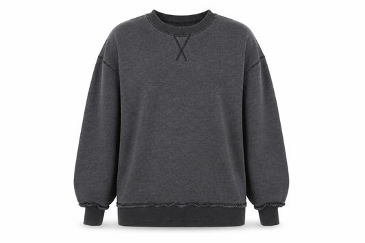 Womens UK Size S Divided Grey Pullover Sweatshirt