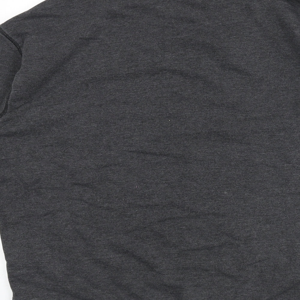 Divided Womens Grey Cotton Pullover Sweatshirt Size S Pullover