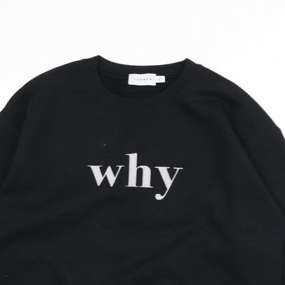Topshop Mens Blue Polyester Pullover Sweatshirt Size S - Why