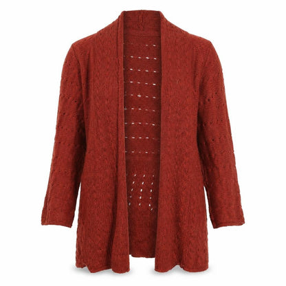Womens UK Size M H&M Orange Cardigan Jumper