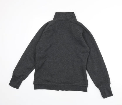 Womens UK Size 10 LA Gear Grey Full Zip Sweatshirt