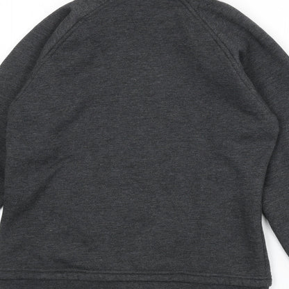 Womens UK Size 10 LA Gear Grey Full Zip Sweatshirt