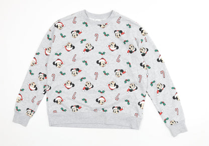 Womens UK Size 10 Disney Ivory Pullover Sweatshirt