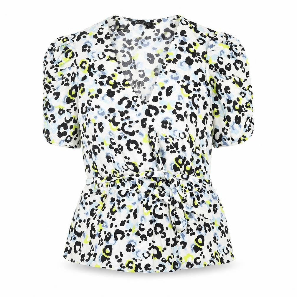 Womens UK Size 6 Marks and Spencer Multicoloured Basic Blouse