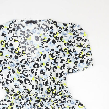 Womens UK Size 6 Marks and Spencer Multicoloured Basic Blouse