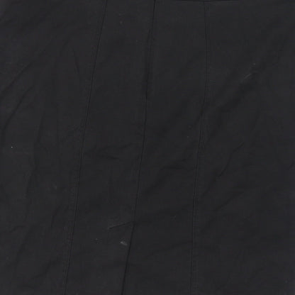 Brook Taverner Womens Black Polyester Straight & Pencil Skirt Size 12 Zip
