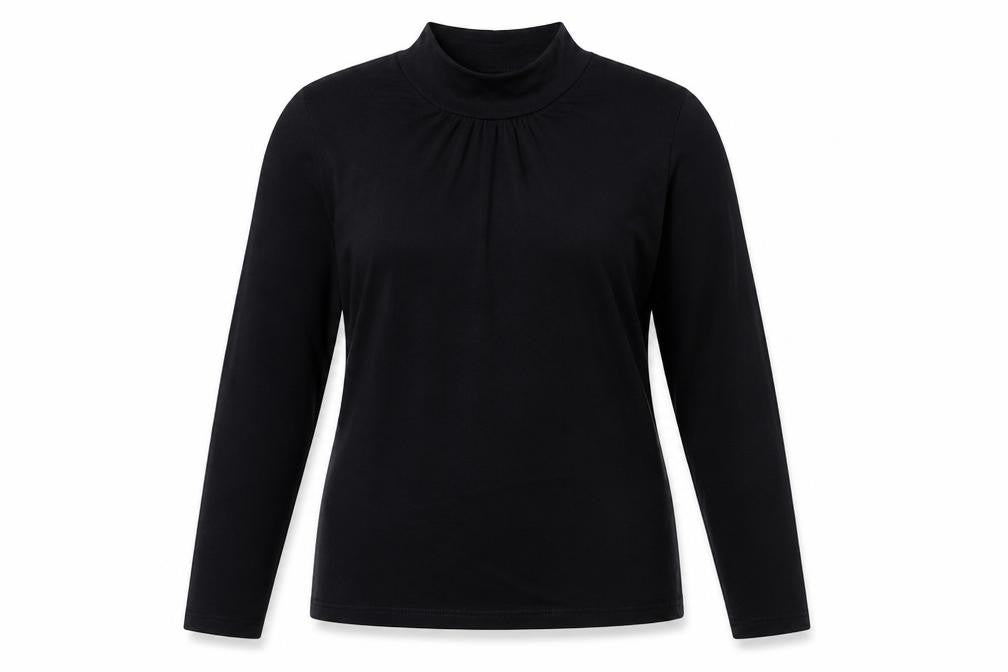 Womens UK Size 12 Monsoon Black Basic T-Shirt