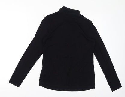 Womens UK Size 12 Monsoon Black Basic T-Shirt