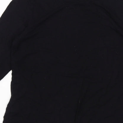 Womens UK Size 12 Monsoon Black Basic T-Shirt