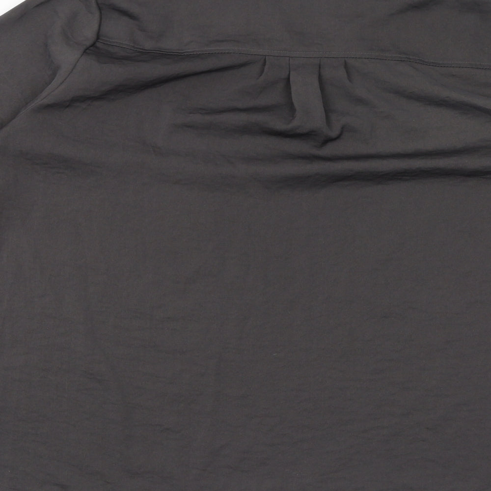 Womens UK Size 14 Marks and Spencer Grey Basic Blouse