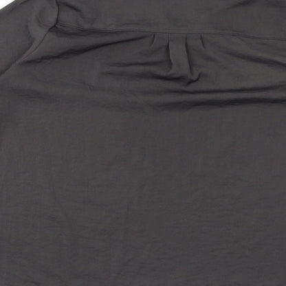 Womens UK Size 14 Marks and Spencer Grey Basic Blouse