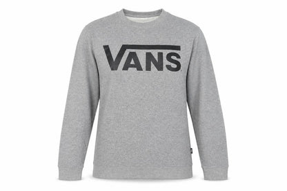 VANS Womens Grey Cotton Pullover Sweatshirt Size M Pullover - Logo