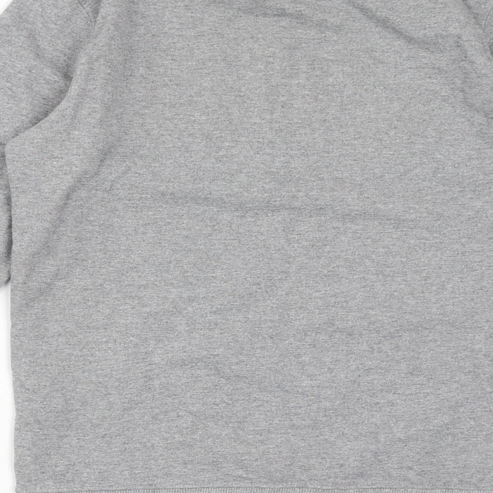 VANS Womens Grey Cotton Pullover Sweatshirt Size M Pullover - Logo