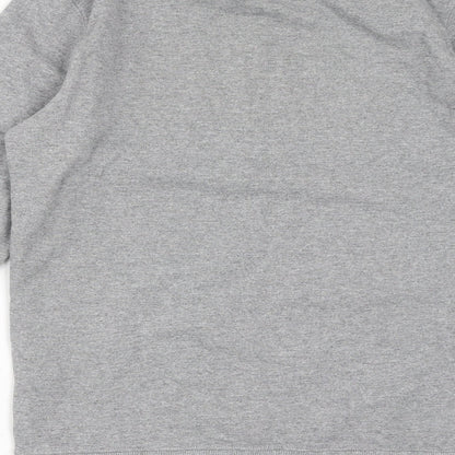 VANS Womens Grey Cotton Pullover Sweatshirt Size M Pullover - Logo