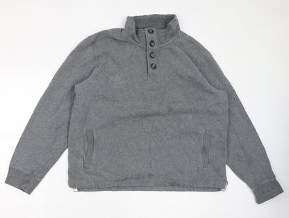 Mens UK Size 2XL NEXT Grey Pullover Sweatshirt